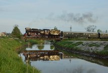 Parowóz na trasie aut. Marcin Szymański