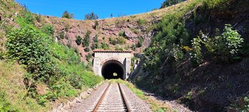 Tunel kolejowy w Unisławiu Śląskim 2025r. Fot. A. Mielczarek