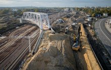 Nowe wiadukty kolejowe powstające w Katowicach, fot. Łukasz Hachuła, Polskie Linie Kolejowe (1)