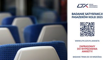 Grafika z kodem qr i zachętą do wypełnienia ankiety