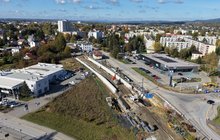 Modernizacja przystanku kolejowego Krosno Miasto, 16.10.2026 r., fot. Łukasz Bryłowski (4)