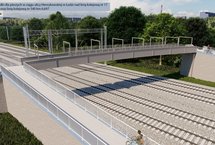 Wizualizacja - kładka Henrykowska (1)