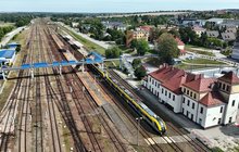 Stacja w Sędziszowie, widok z lotu ptaka, fot. Piotr Hamarnik (1)
