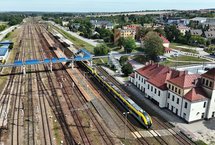 Stacja w Sędziszowie, widok z lotu ptaka, fot. Piotr Hamarnik (1)
