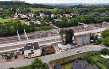 Modernizowana stacja Kraków Batowice, widok z lotu ptaka, fot. Piotr Hamarnik (4)