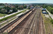 Stacja w Sędziszowie, widok z lotu ptaka, fot. Piotr Hamarnik (2)