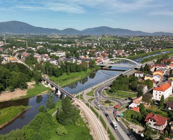 Linia nr 97 Żywiec - Sucha Beskidzka_nowe tory, perony, obiekty, fot. Łukasz Brylowski (3)