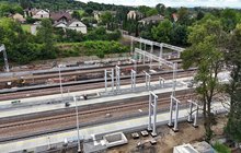 Modernizowana stacja Kraków Batowice, widok z lotu ptaka, fot. Piotr Hamarnik (3)