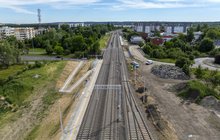 Widok z góry na przystanek Bydgoszcz Fordon, fot. Łukasz Bryłowski, PLK SA 1