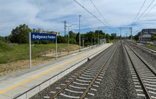 Peron nr 2 na przystanku Bydgoszcz Fordon, fot. Łukasz Bryłowski, PLK SA