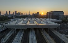 Widok z góry na stację Warszawa Zachodnia, fot. Łukasz Bryłowski PLK SA (1)