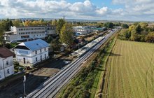 Modernizacja stacji kolejowej Tarnowiec, 16.10.2026 r., fot. Łukasz Bryłowski (4)