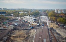 Nowe wiadukty kolejowe powstające w Katowicach, fot. Łukasz Hachuła, Polskie Linie Kolejowe (1)