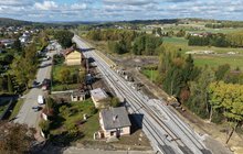Modernizacja stacji kolejowej Jedlicze, 16.10.2026 r., fot. Łukasz Bryłowski (3)