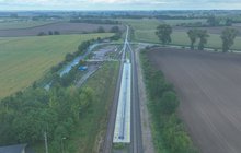 Widok z góry na przystanek Kretki. fot. Damian Strzemkowski PLK SA 2