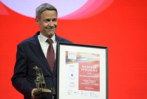Prezes PLK SA z nagrodą.