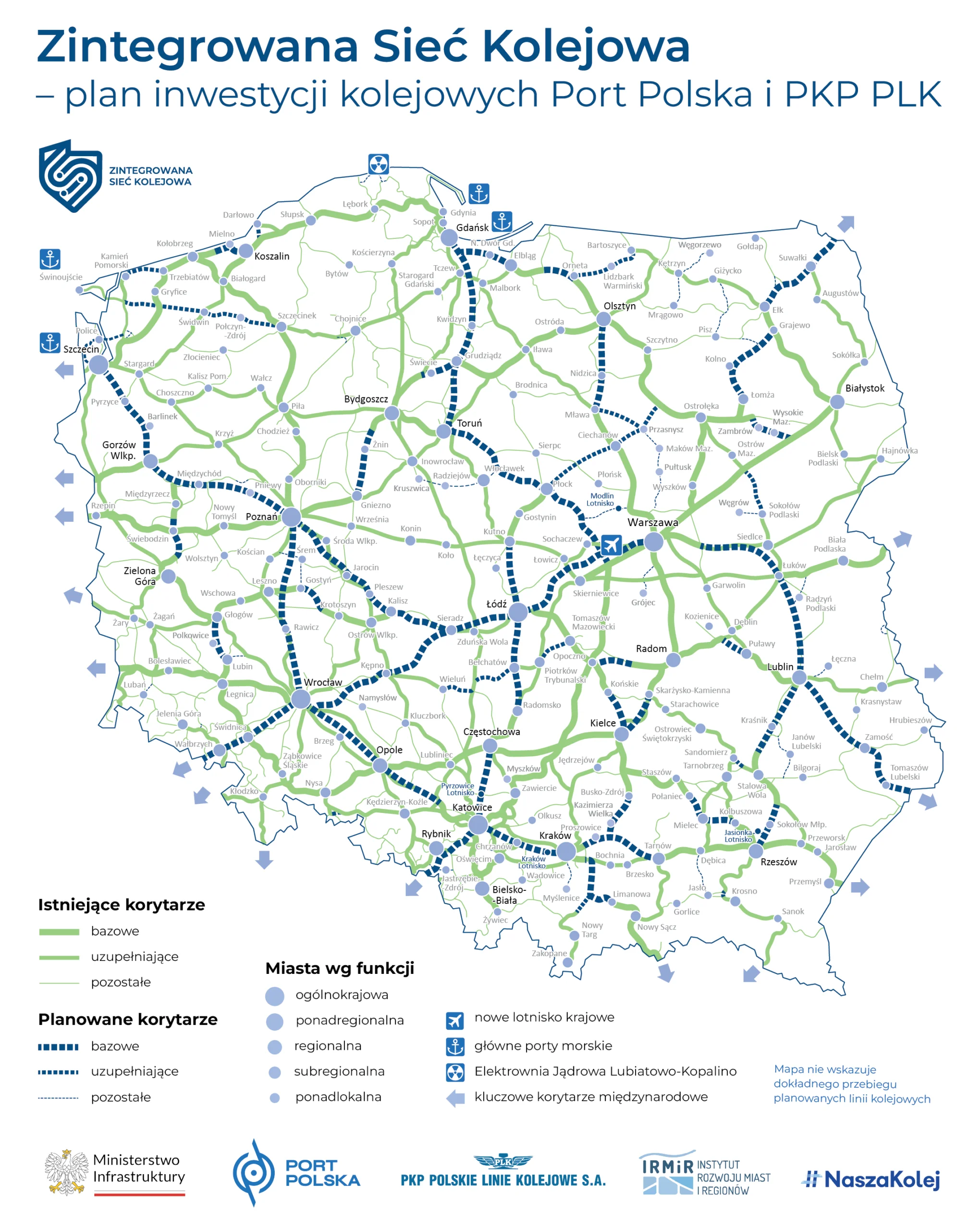 Mapa Zintegrowanej Sieci Kolejowej